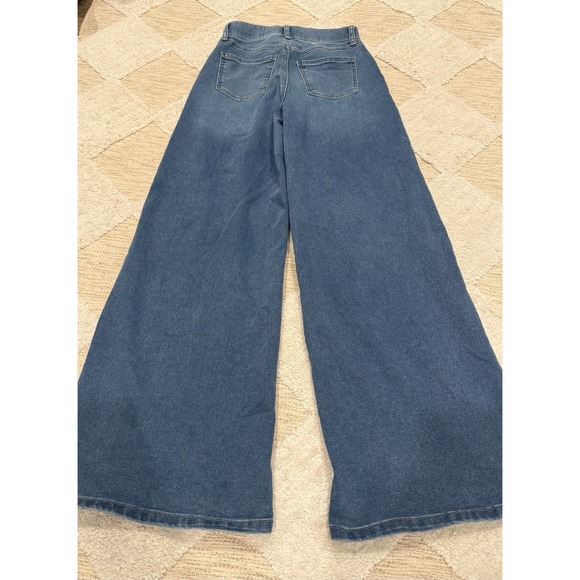 Rewash Brand Jeans Womens S Denim Wide Leg Boho Retro Stretchy - Picture 2 of 6